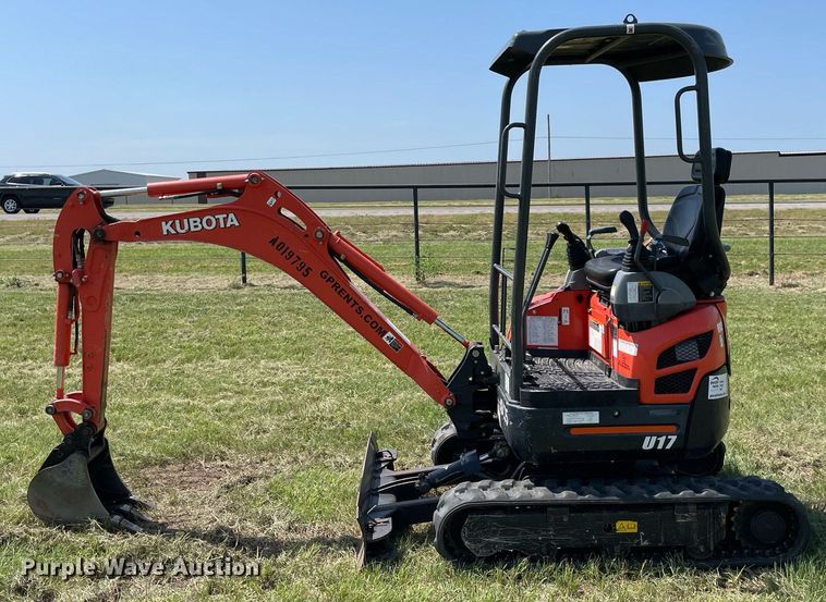 image for item DM0347 2019 Kubota  U17 mini excavator