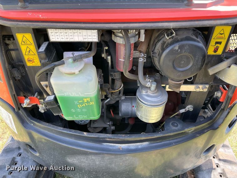 image for item DM0347 2019 Kubota  U17 mini excavator