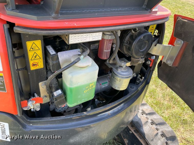 image for item DM0347 2019 Kubota  U17 mini excavator