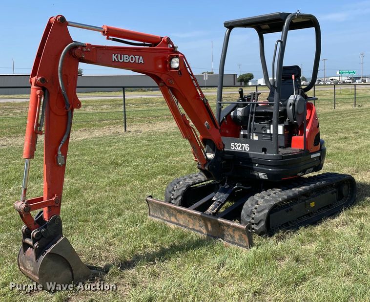 image for item DM0348 2020 Kubota U25 mini excavator