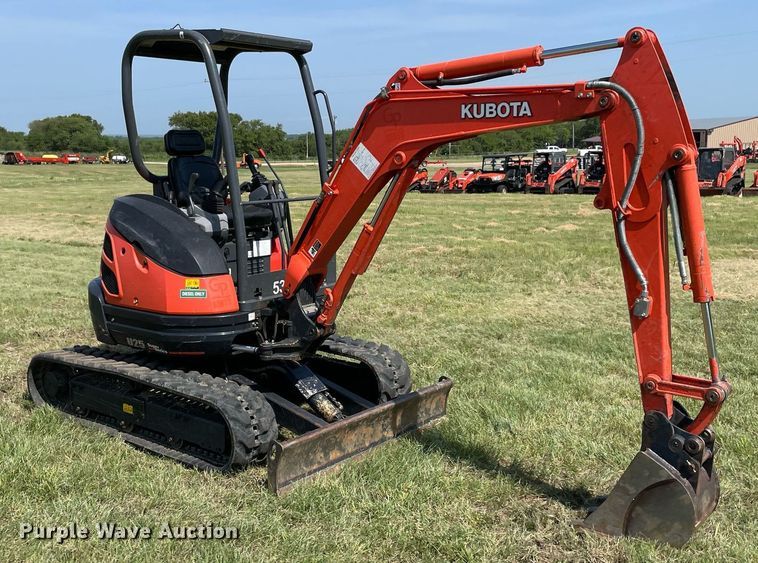 image for item DM0348 2020 Kubota U25 mini excavator