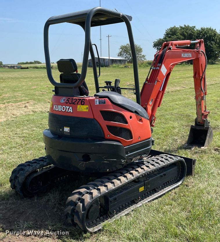 image for item DM0348 2020 Kubota U25 mini excavator