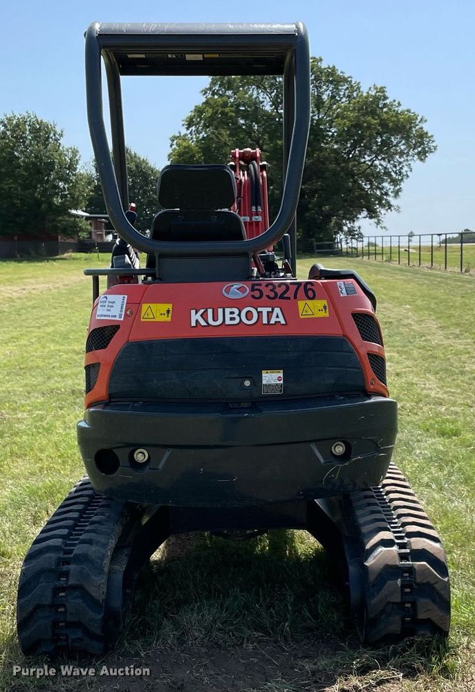 image for item DM0348 2020 Kubota U25 mini excavator