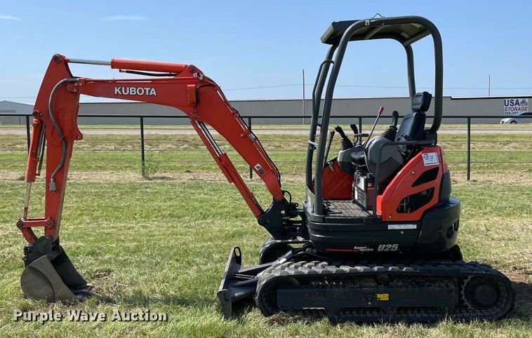 image for item DM0348 2020 Kubota U25 mini excavator