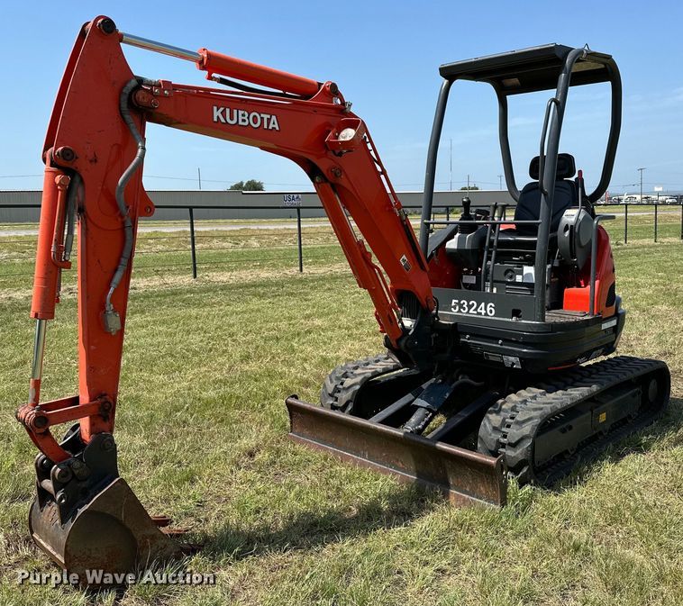 image for item DM0354 2020 Kubota  U25 mini excavator