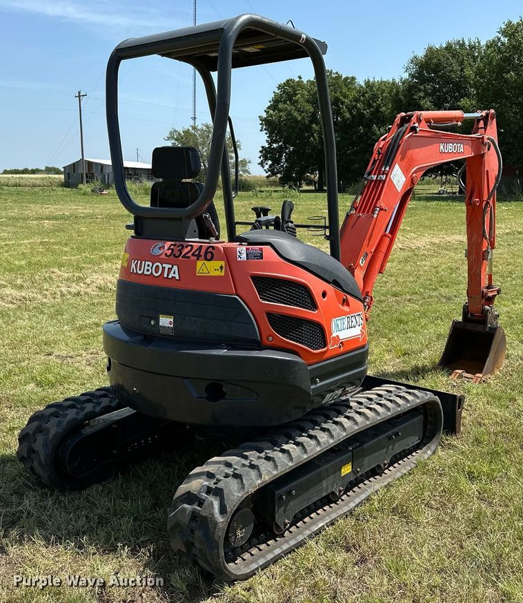 image for item DM0354 2020 Kubota  U25 mini excavator