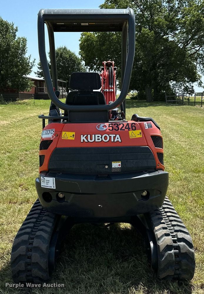 image for item DM0354 2020 Kubota  U25 mini excavator