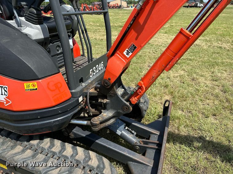 image for item DM0354 2020 Kubota  U25 mini excavator