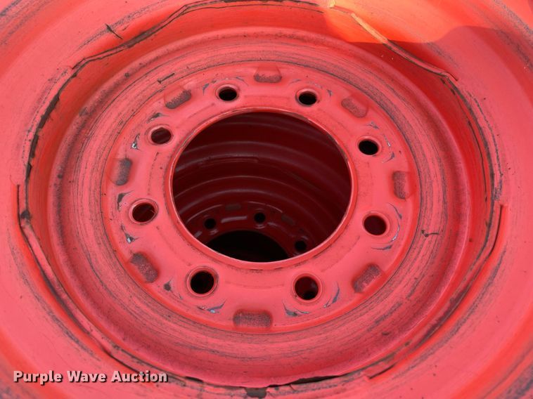 image for item DM0359 (8) skid steer tires and wheels 