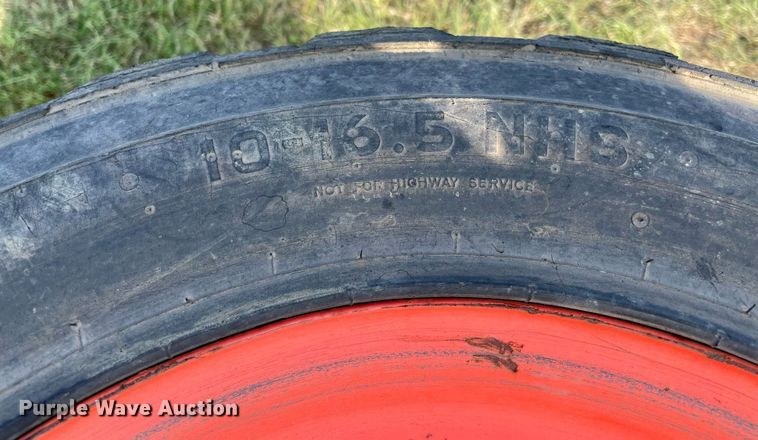 image for item DM0359 (8) skid steer tires and wheels 