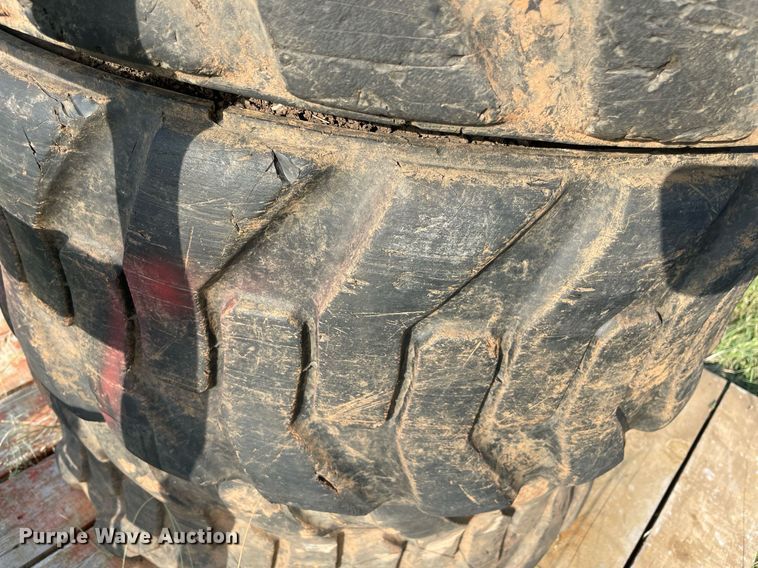 image for item DM0359 (8) skid steer tires and wheels 