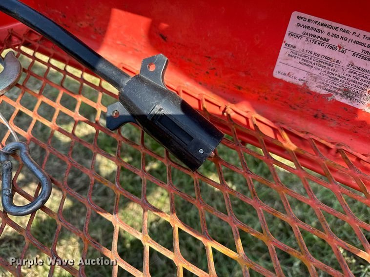 image for item DM0363 2019 PJ T6202 tilt deck utility trailer