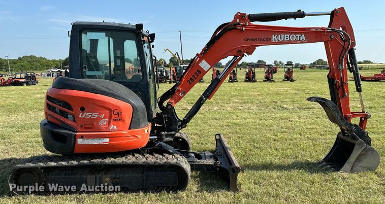 image for item DM0365 2020 Kubota U55-4 mini excavator