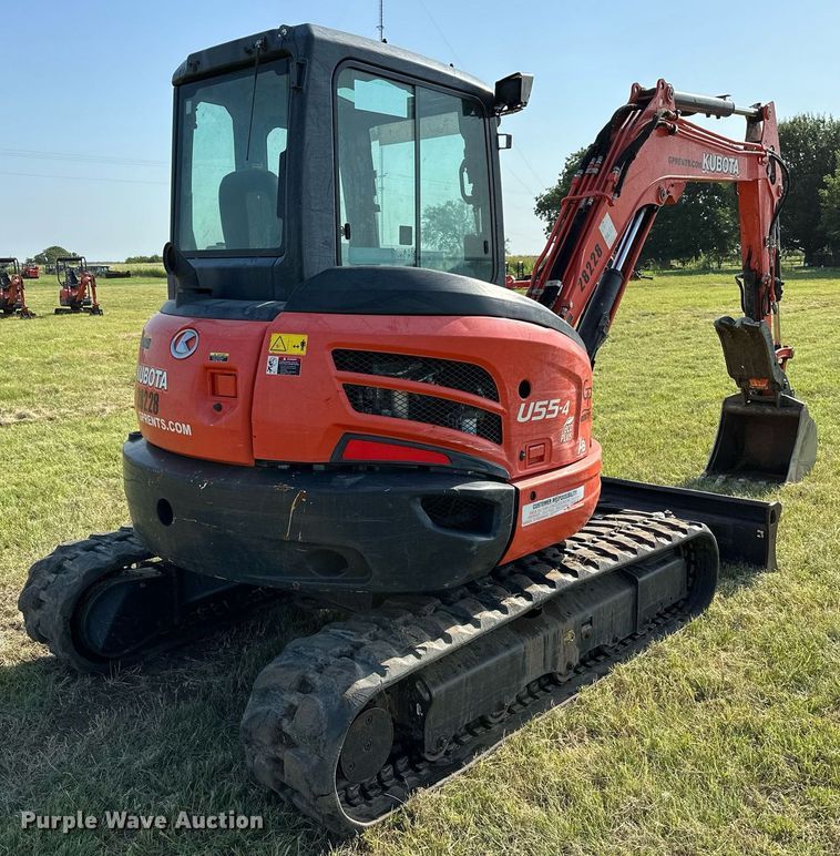 image for item DM0365 2020 Kubota U55-4 mini excavator