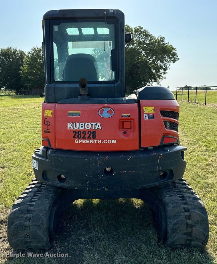 image for item DM0365 2020 Kubota U55-4 mini excavator