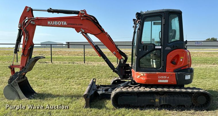 image for item DM0365 2020 Kubota U55-4 mini excavator