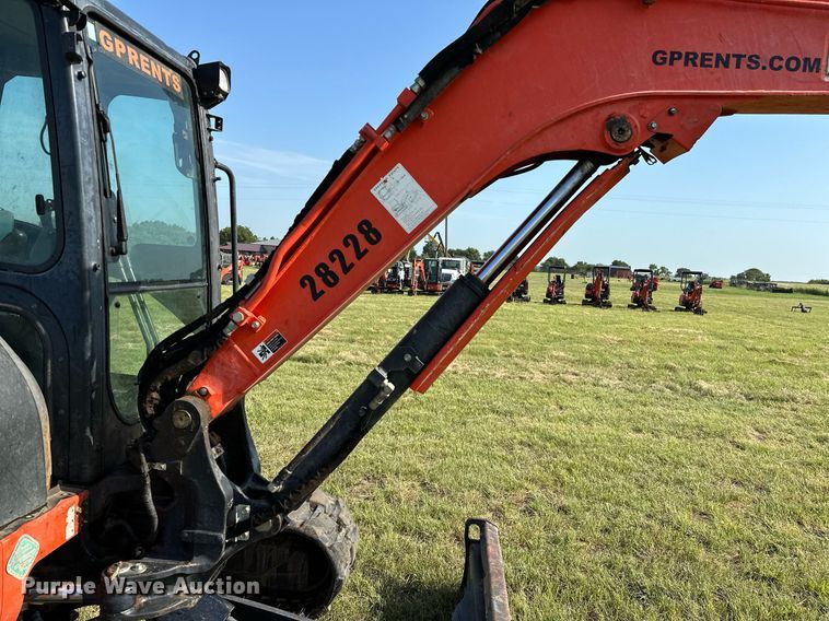 image for item DM0365 2020 Kubota U55-4 mini excavator