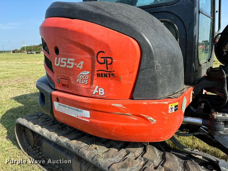 image for item DM0365 2020 Kubota U55-4 mini excavator