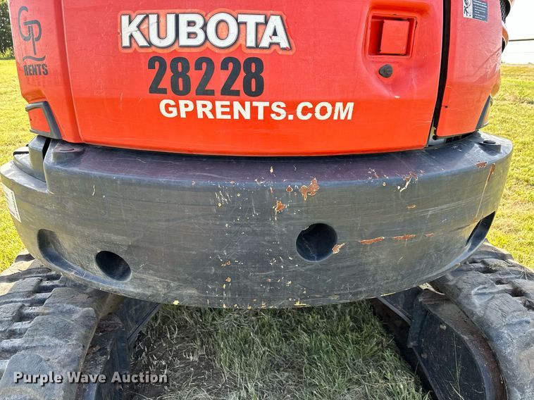 image for item DM0365 2020 Kubota U55-4 mini excavator