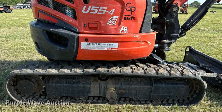 image for item DM0365 2020 Kubota U55-4 mini excavator