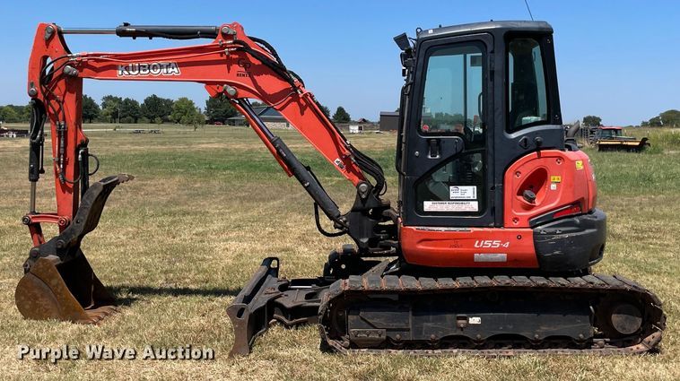 image for item DM0367 2017 Kubota U55-4 excavator