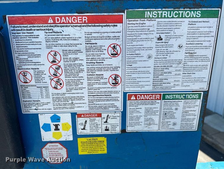 image for item DP3172 2013 Genie GS-4390  scissor lift