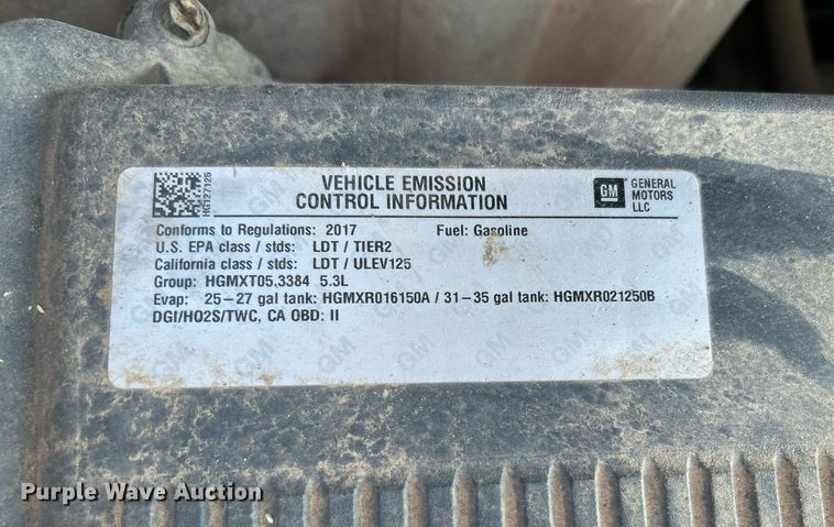 image for item DI7933 2017 Chevrolet Silverado 1500  Crew Cab pickup truck