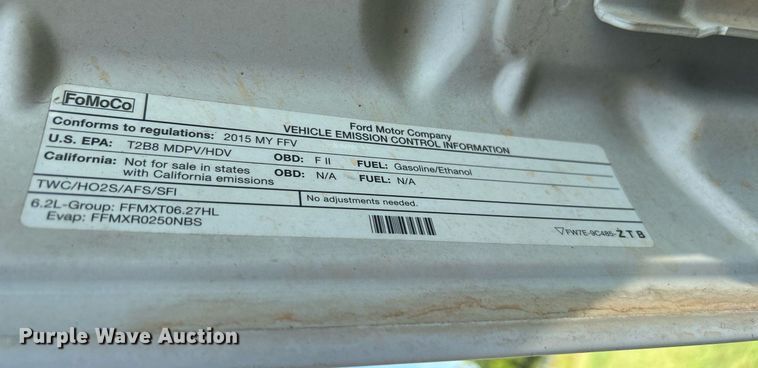 image for item DI7934 2015 Ford F250 Super Duty  SuperCab pickup truck