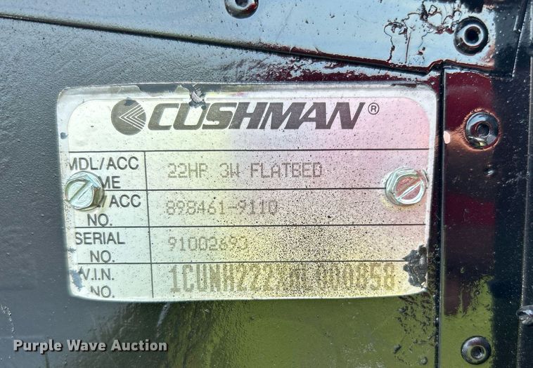 image for item DI7943 1998 Cushman 3W Flatbed Model T Replica  utility vehicle