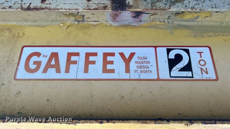 image for item DI7952 Gaffey 2 Ton  overhead crane