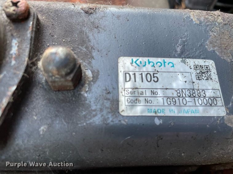 image for item DL3867 2008 Kubota RTV1100  utility vehicle