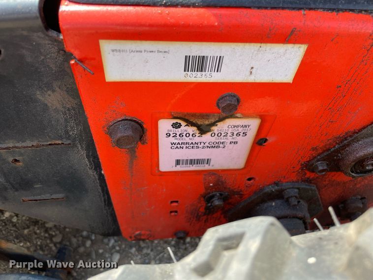 image for item DL3935 Ariens Power Brush 36  broom