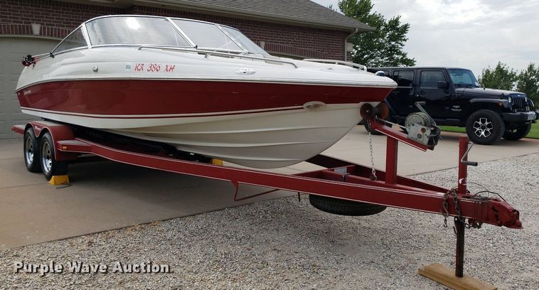 image for item DO2949 2002 Starcraft Stardeck 2410 Travis Edition  boat