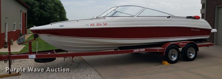 image for item DO2949 2002 Starcraft Stardeck 2410 Travis Edition  boat