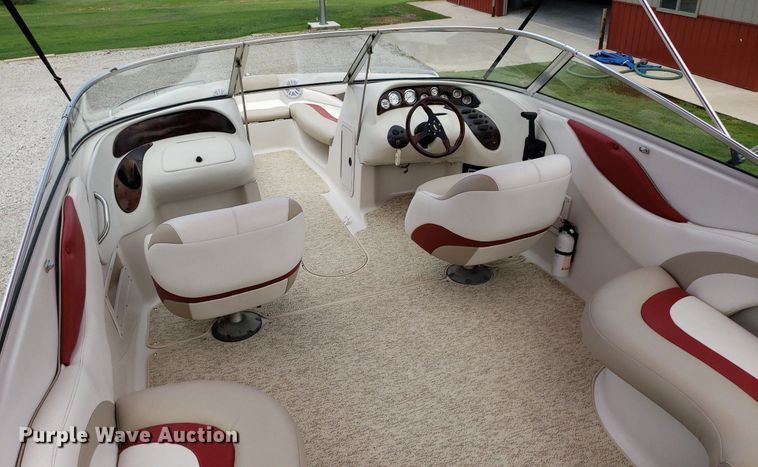 image for item DO2949 2002 Starcraft Stardeck 2410 Travis Edition  boat