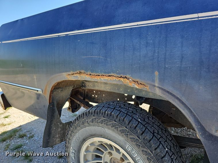 image for item DQ0128 1986 Dodge D100 Custom  pickup truck