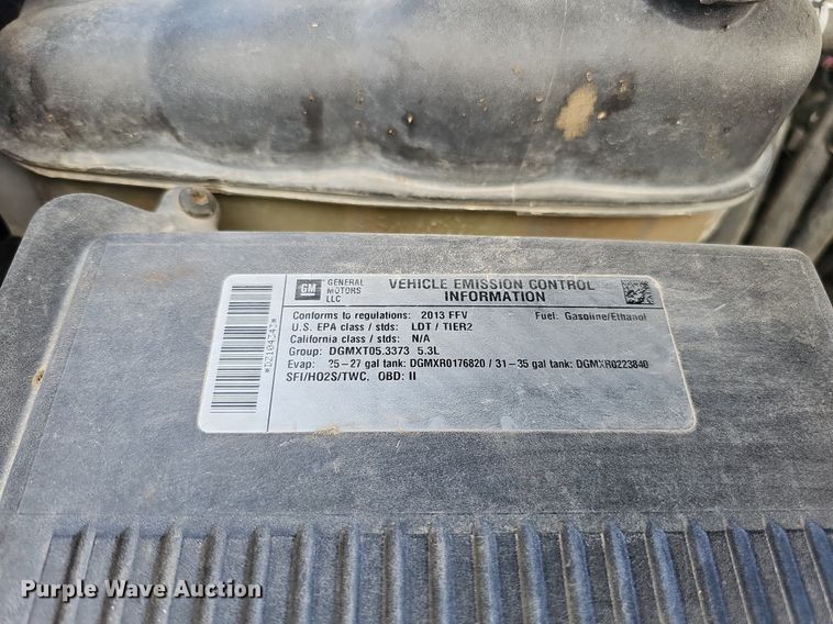 image for item DQ0150 2013 Chevrolet Silverado 1500  Ext. Cab pickup truck