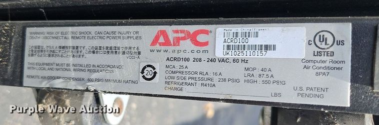 image for item DQ1817 APC InRow RD  cooling system