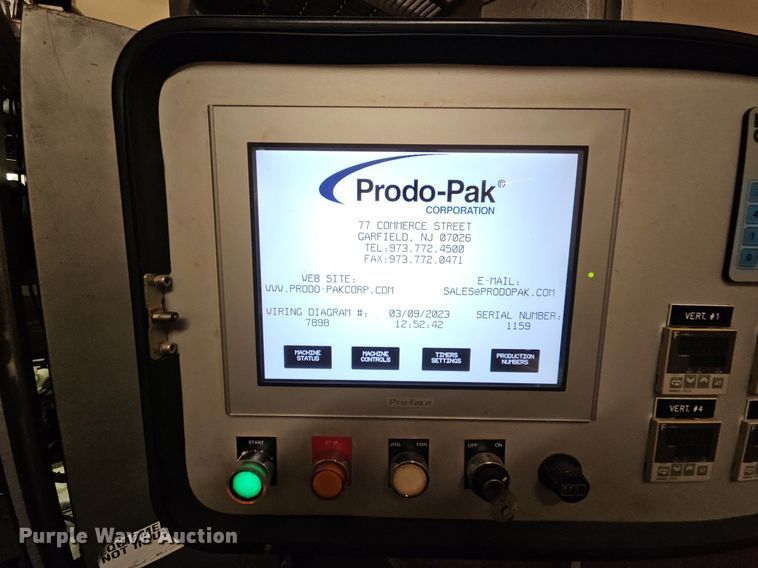 image for item DQ1822 Prodo-Pak Corp 601-CSW-3  form fill seal machine
