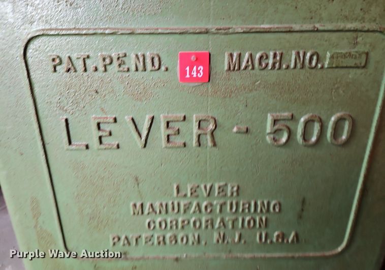 image for item DQ1823 Lever 500  slitter