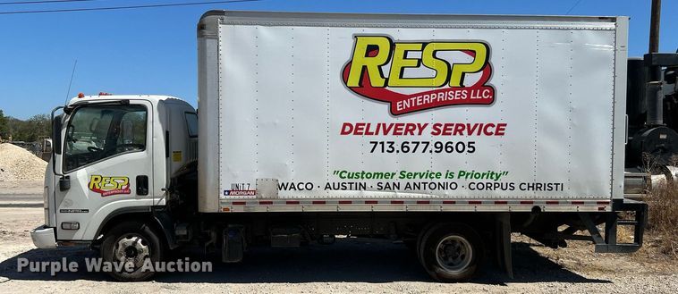 image for item DQ2173 2017 Isuzu NPR  box truck