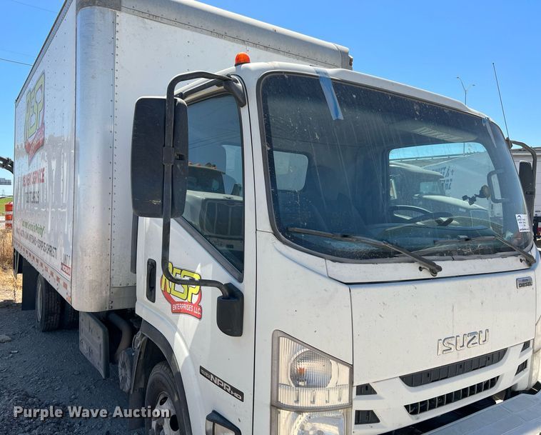 image for item DQ2173 2017 Isuzu NPR  box truck