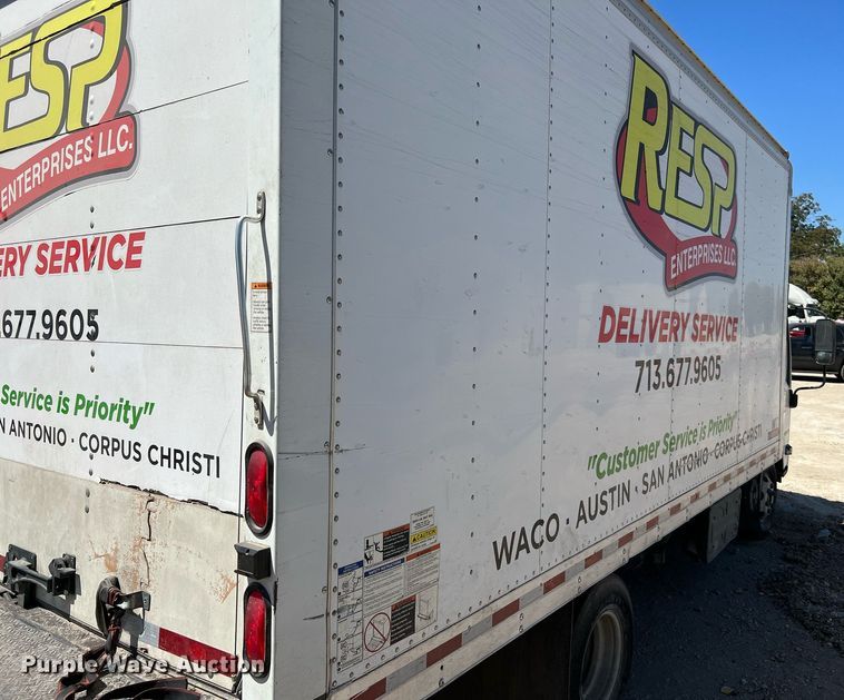 image for item DQ2173 2017 Isuzu NPR  box truck