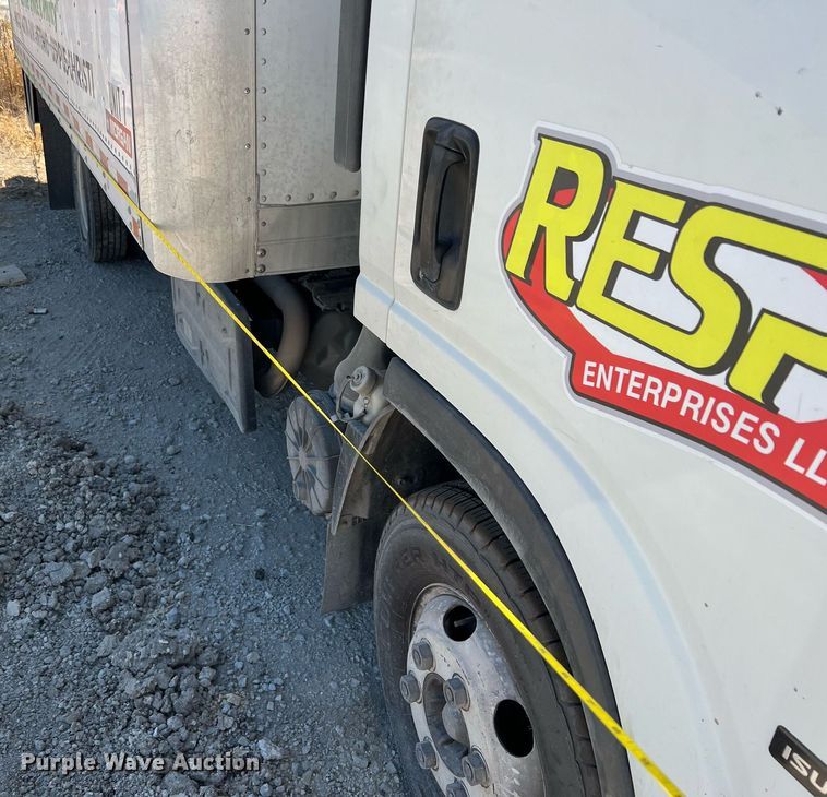 image for item DQ2173 2017 Isuzu NPR  box truck