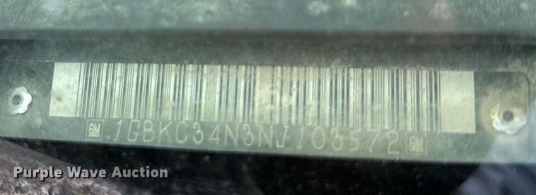 image for item DS2141 1992 Chevrolet C3500  flatbed pickup truck