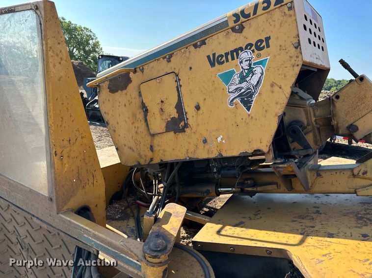 image for item DS2162 2003 Vermeer SC752  stump grinder
