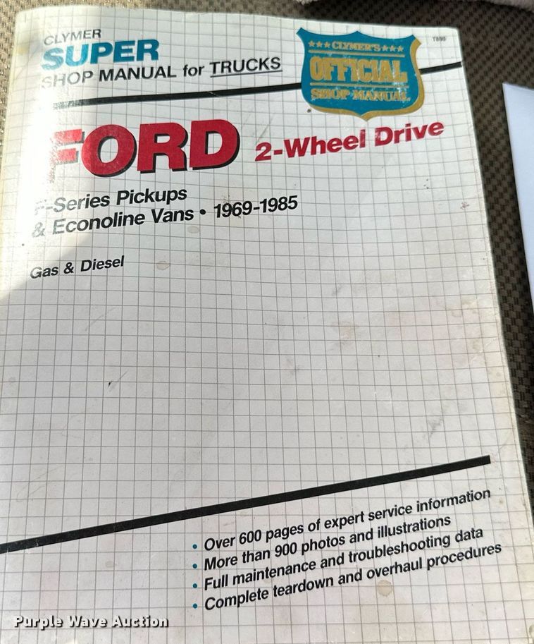 image for item DS2180 1985 Ford F350  utility bed pickup truck