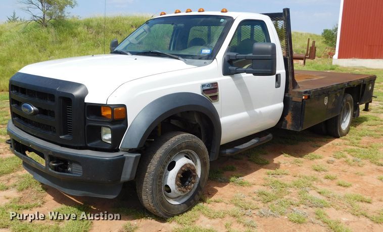 image for item GP9636 2008 Ford F450 Super Duty  flatbed truck
