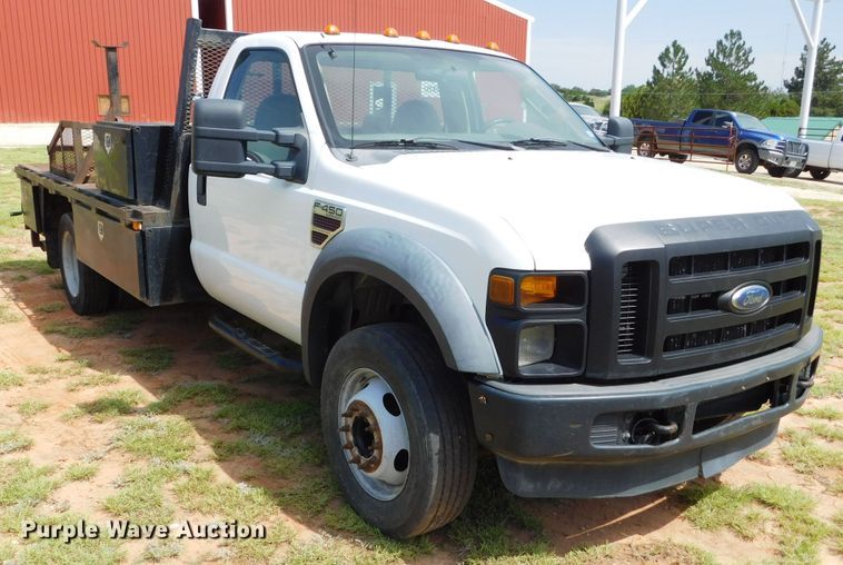image for item GP9636 2008 Ford F450 Super Duty  flatbed truck