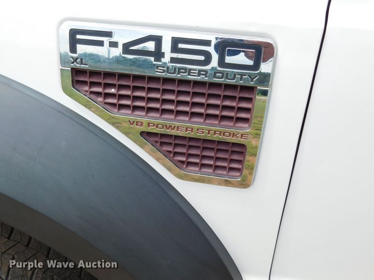image for item GP9636 2008 Ford F450 Super Duty  flatbed truck